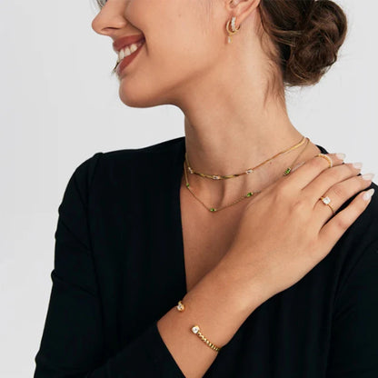 Lynn's Cuff Moissanite Bracelet
