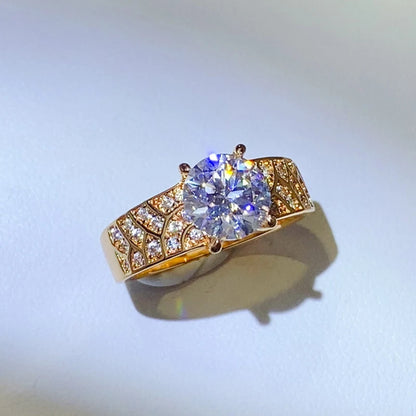 Ula vintage 1.5ct Moissanite Ring