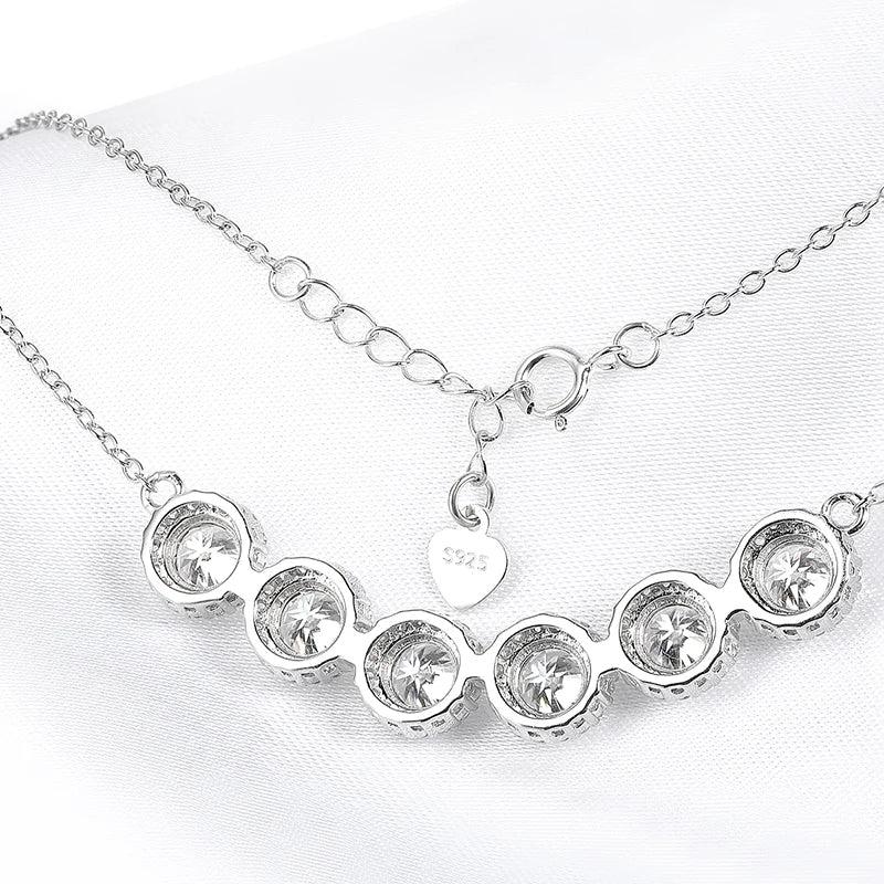 Classic Daily Jewelry Sparkling tcw3ct Moissanite Necklace