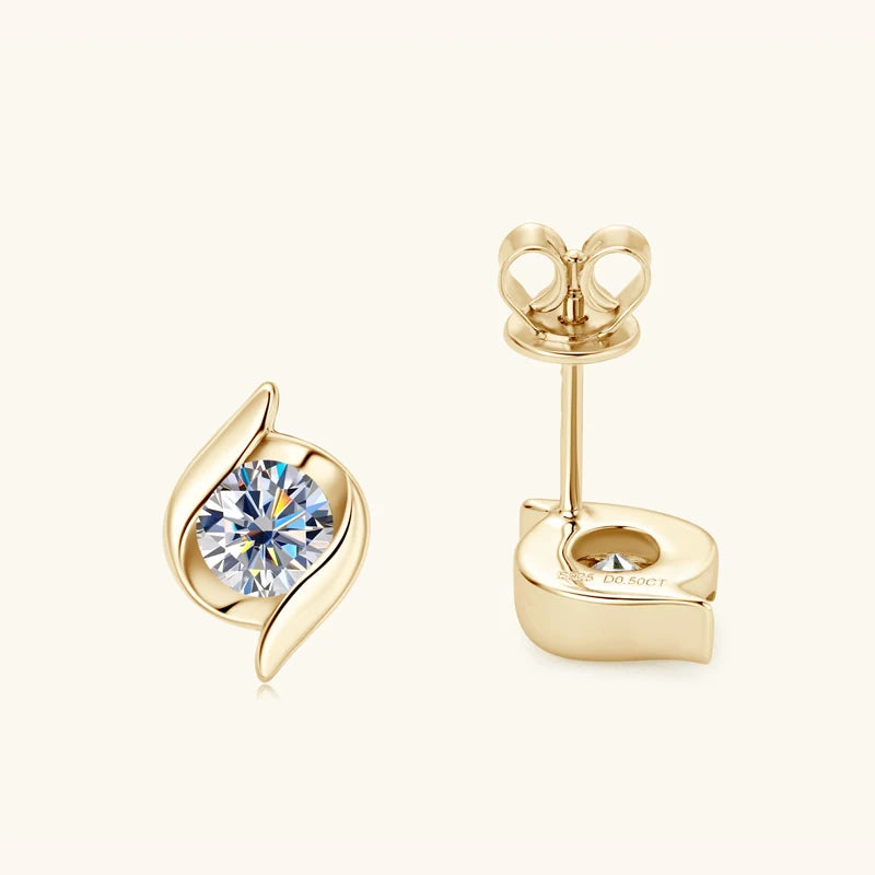 Daily Jewelry Original Moissanite Studs Earrings