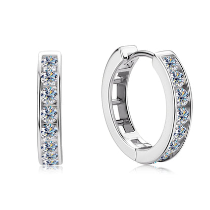 Lynn's Moissanite Hoop Earrings