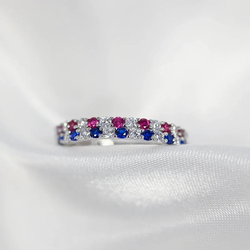 Mignon Ruby Corundum Zirconia Ring