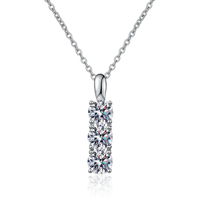 Party Daily Jewelry 1.5cttw Zircon moissanite Necklace