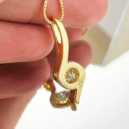 Calista Round 1ct Moissanite Necklace