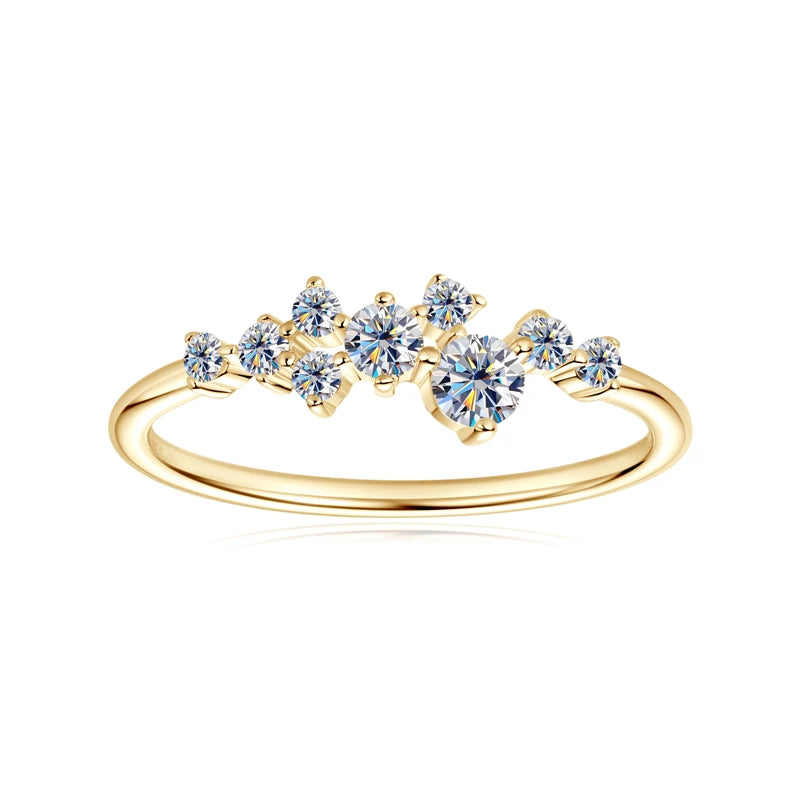 Daily Jewelry 925 Silver Moissanite Ring