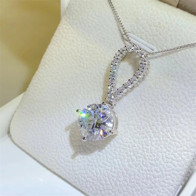 Moira Nora Moissanite Necklaces