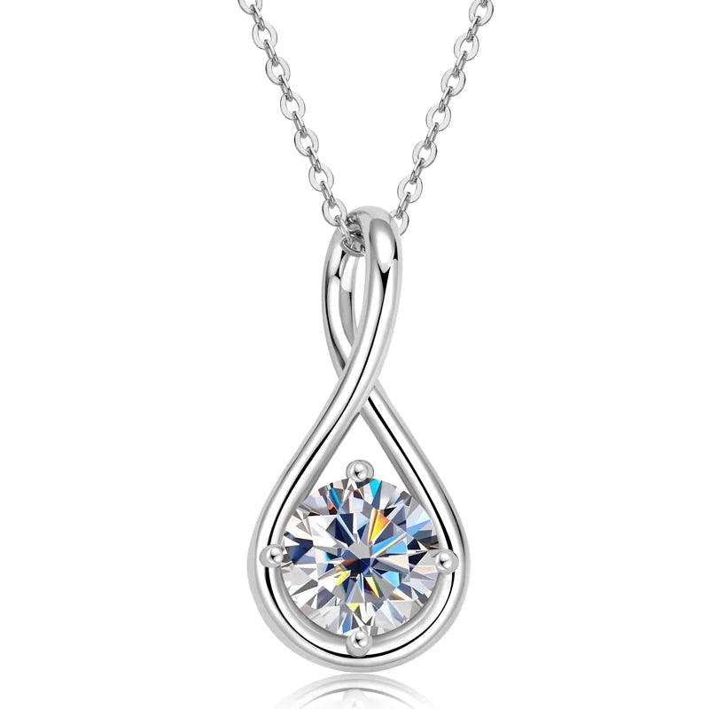 Lynn's Daily Jewelry 2.0ct Moissanite Pendant Necklaces