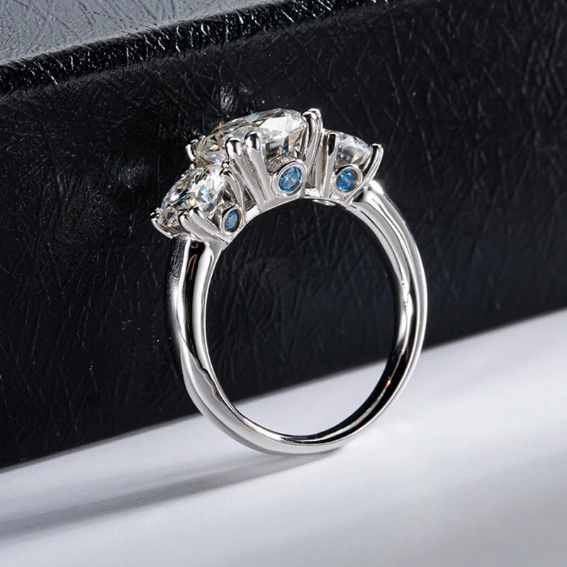 Gemma Round 5ct Moissanite Rings