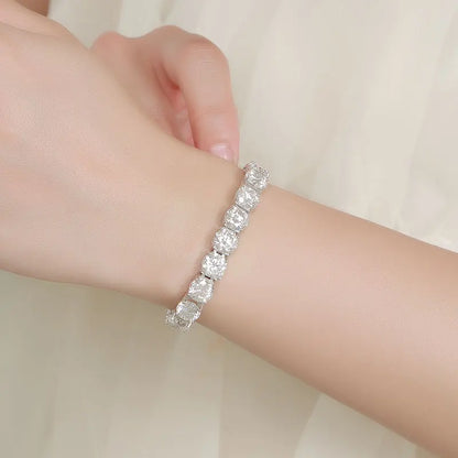 Luxury 925 Moissanite Tennis Bracelet