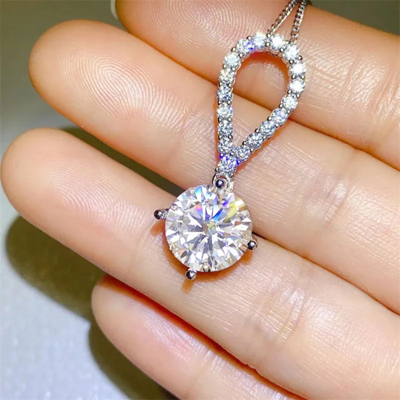 Moira Nora Moissanite Necklaces