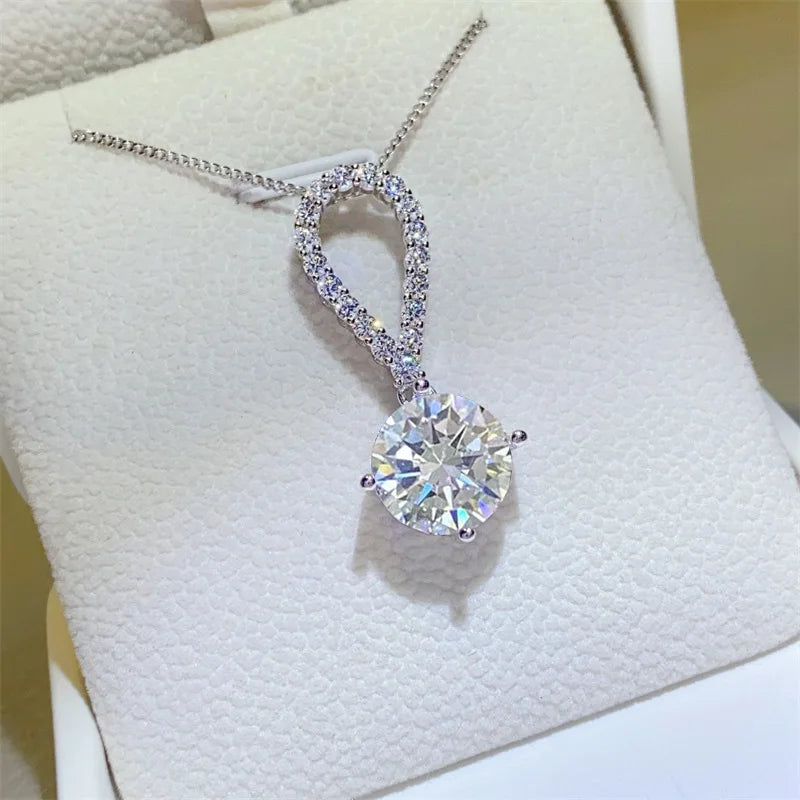 Moira Nora Moissanite Necklaces