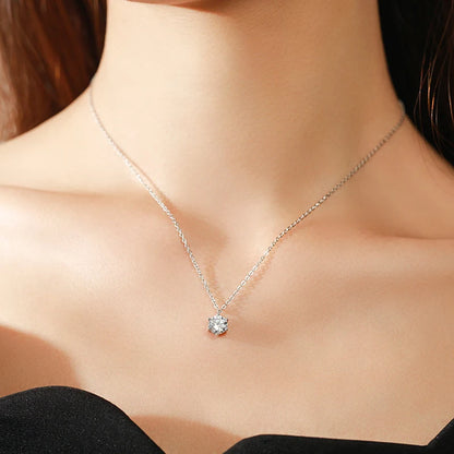 Tess Daily Moissanite Pendant Necklace
