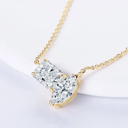 Lynn's Daily Jewelry Moissanite Necklace