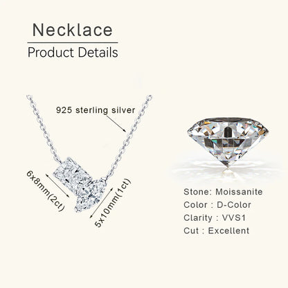 Lynn's Daily Jewelry Moissanite Necklace