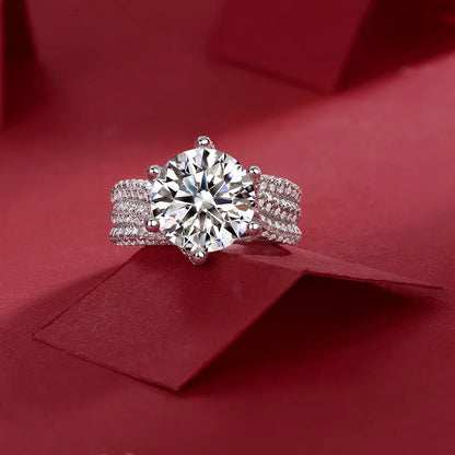 Luxury 925 Moissanite Ring