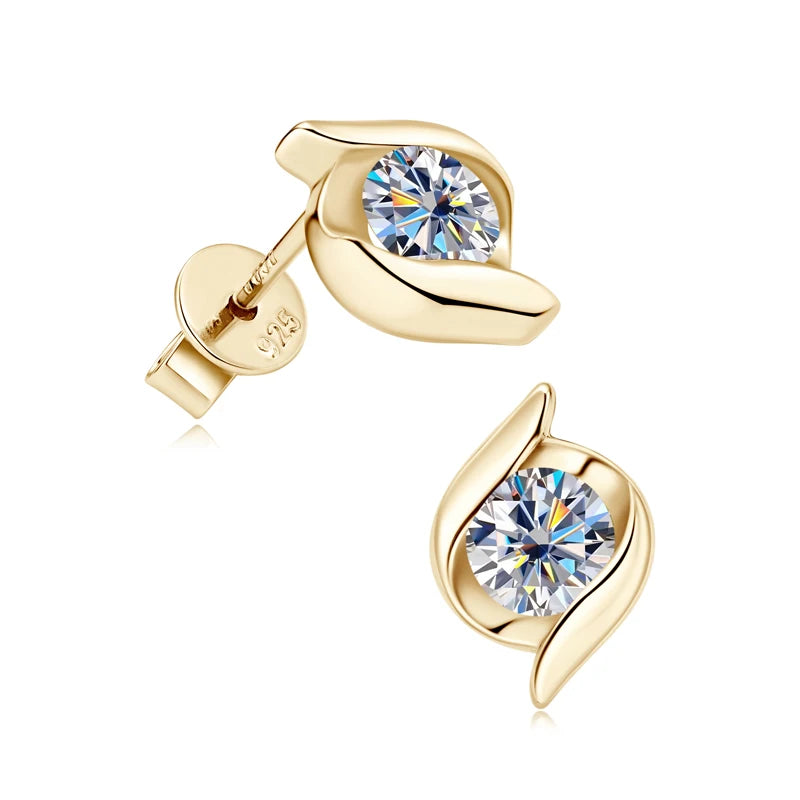 Daily Jewelry Original Moissanite Studs Earrings