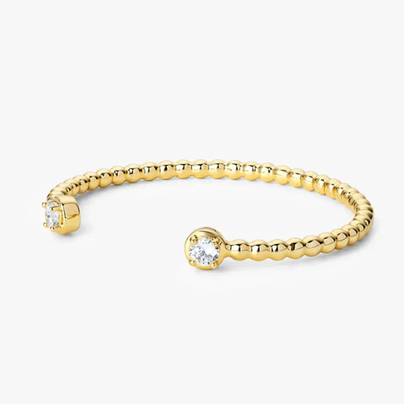 Lynn's Exquisite Adjustable Cuff Moissanite Bracelets