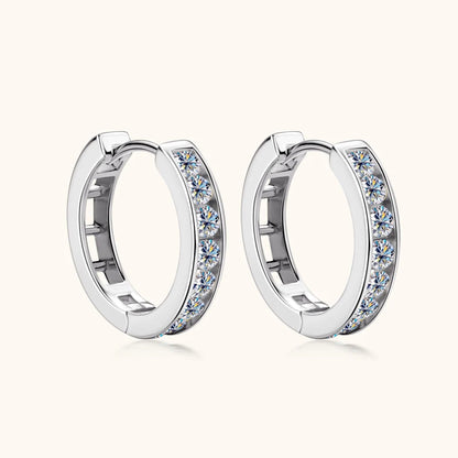 Lynn's Moissanite Hoop Earrings