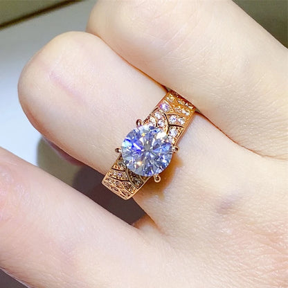 Ula vintage 1.5ct Moissanite Ring