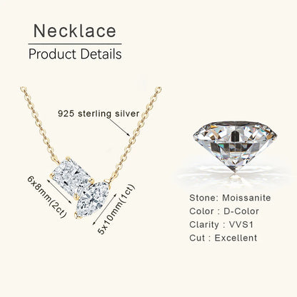 Lynn's Daily Jewelry Moissanite Necklace