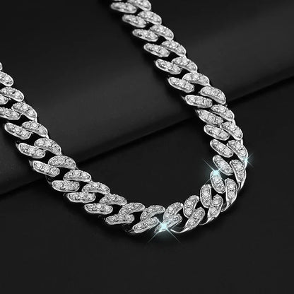 سوار مويسانيتي كوبي من طراز الهيب هوب S925 
