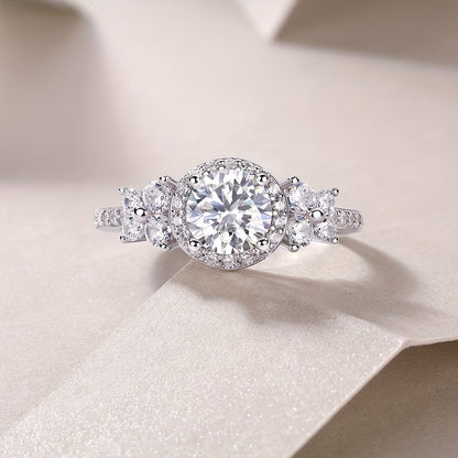 S925 Maxine 1ct Moissanite Ring