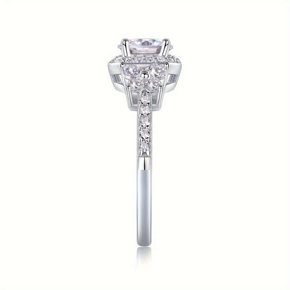S925 Maxine 1ct Moissanite Ring