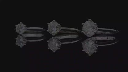 Classic 1/2/3/5ct Moissanite Ring
