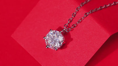 Tess Daily Moissanite Pendant Necklace