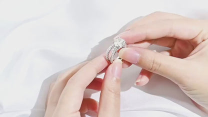 Luxury 3ct Moissanite Ring