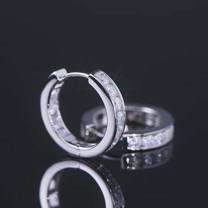 Lynn's Moissanite Hoop Earrings