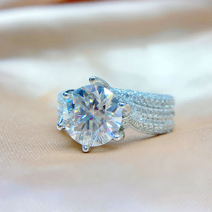 Luxury 925 Moissanite Ring
