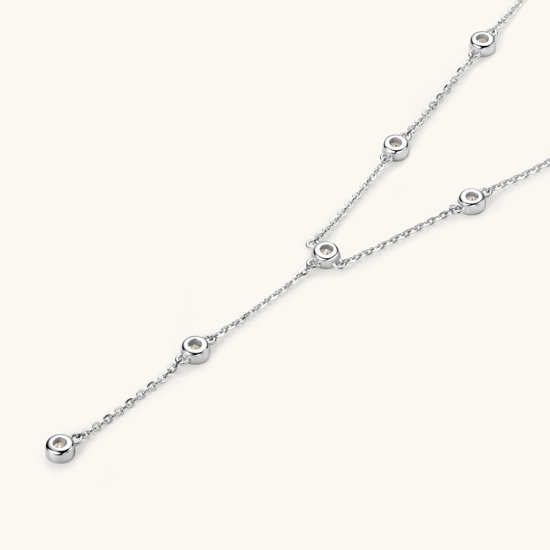 Bubble Gem Moissanite Necklace