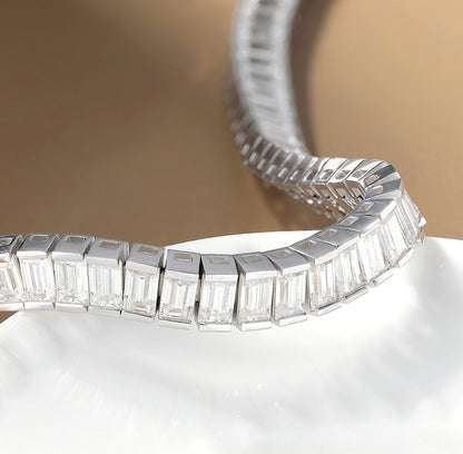 Emerald Cut Tennis Bracelet