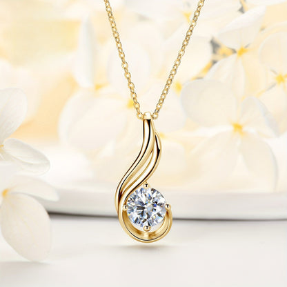 S925 2ct Moissanite Necklace