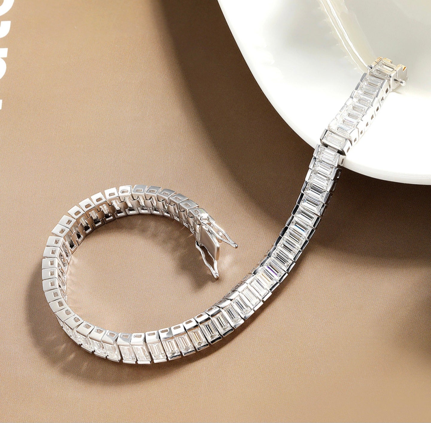 Emerald Cut Tennis Bracelet