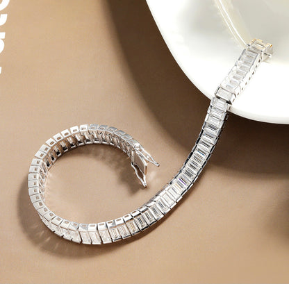 Emerald Cut Tennis Bracelet