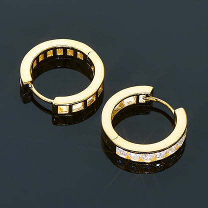 Lynn's Moissanite Hoop Earrings