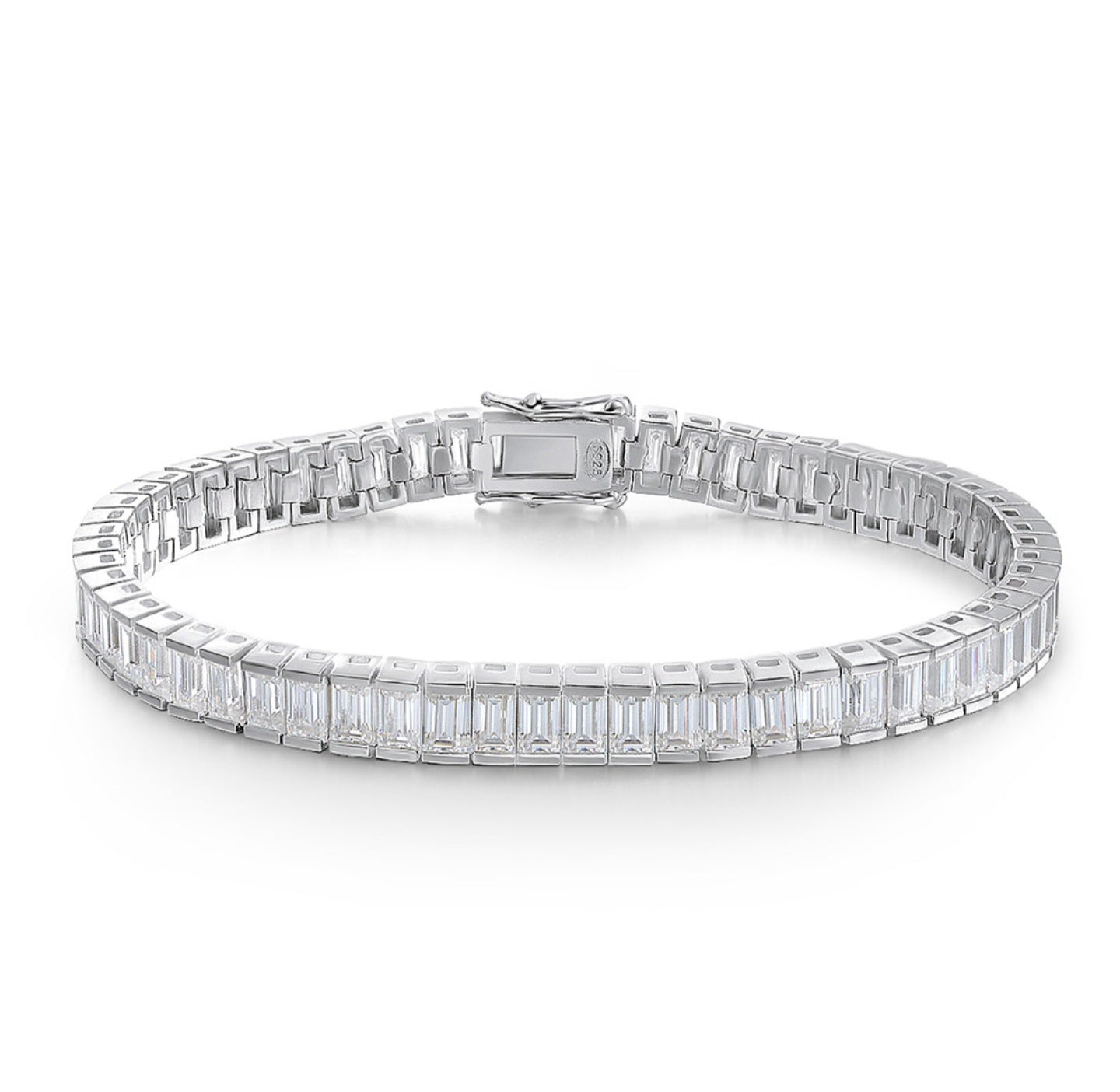 Emerald Cut Tennis Bracelet
