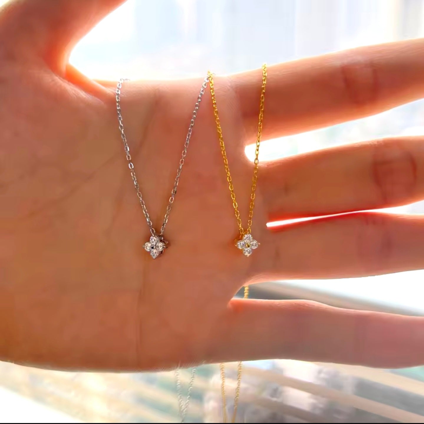 Clove Moissanite Pendant Necklace