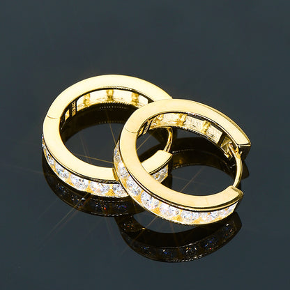 Lynn's Moissanite Hoop Earrings
