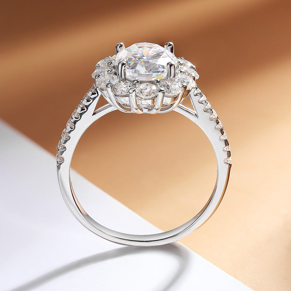 Gabrielle Oval 2ct Moissanite Ring