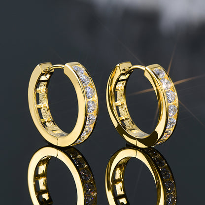 Lynn's Moissanite Hoop Earrings