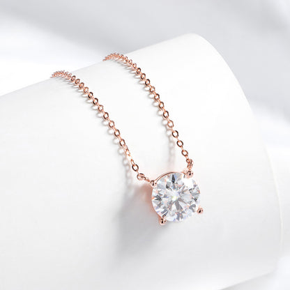 Jill Daily Moissanite Pendant Necklace