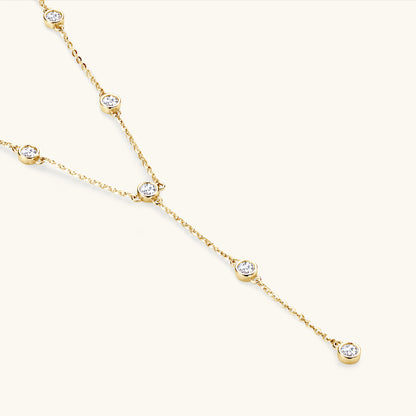 Bubble Gem Moissanite Necklace