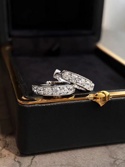 Lynn's Moissanite Hoop Earrings