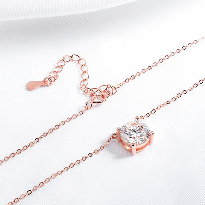 Jill Daily Moissanite Pendant Necklace
