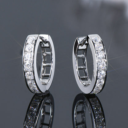 Lynn's Moissanite Hoop Earrings