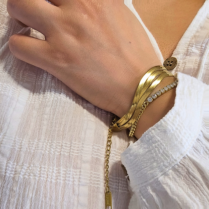 Layered Snake Chain Set