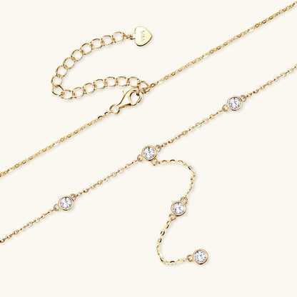 Bubble Gem Moissanite Necklace